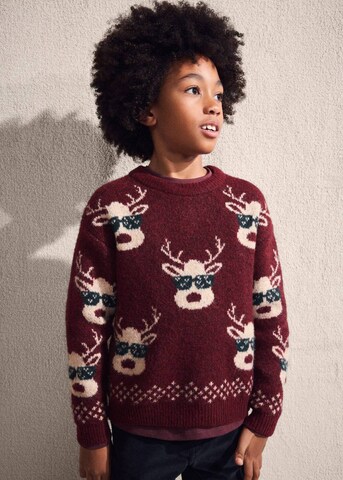 MANGO KIDS Sweater 'Dasher' in Red: front