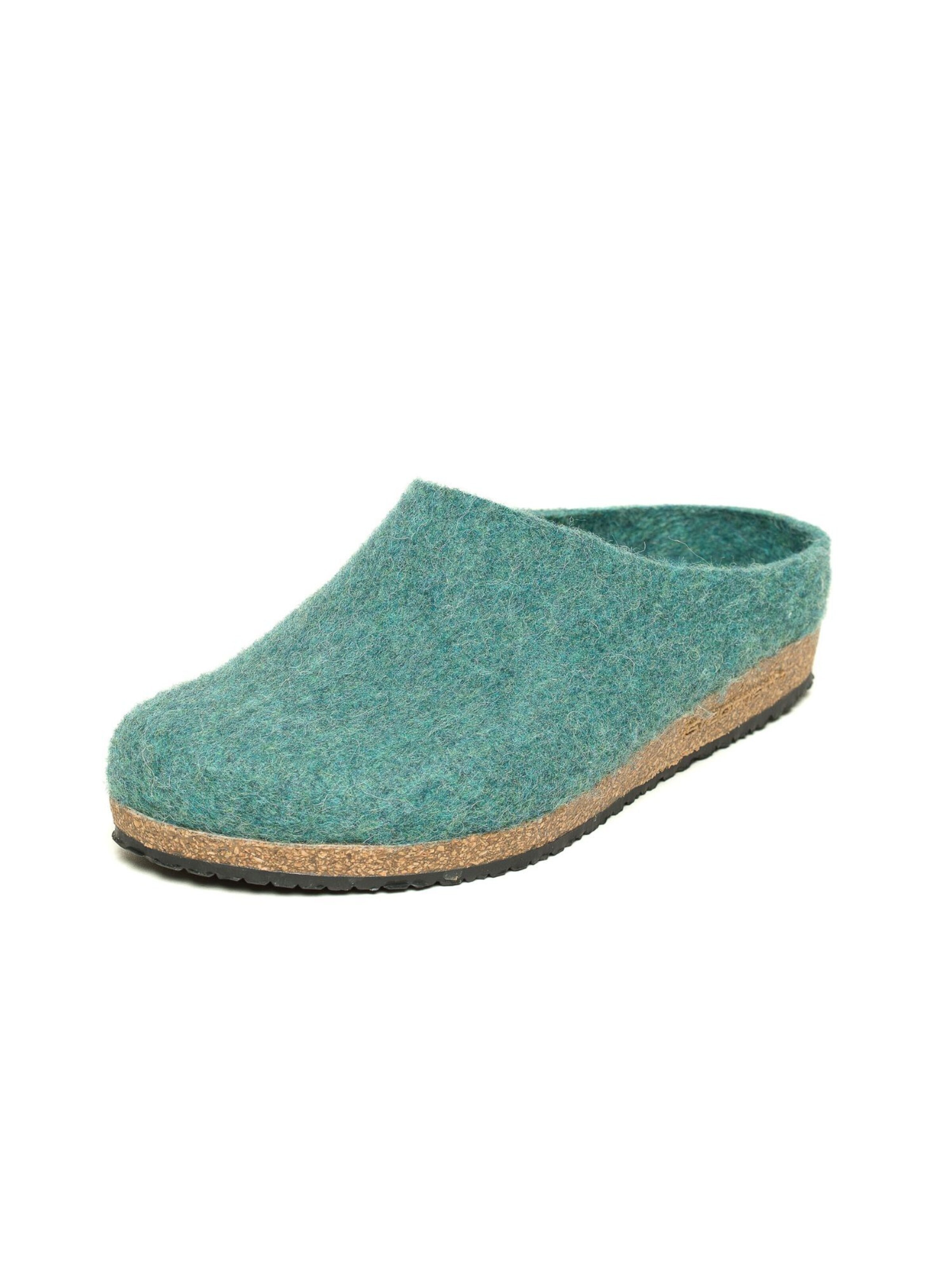 Stegmann Clogs 'Filzclogs Stegmann 208'‌‌‌‌‌‌‌ in Grün: Vorderseite