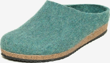 Stegmann Clogs 'Filzclogs Stegmann 208' in Green: front