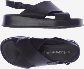 TAMARIS Sandals & High-Heeled Sandals in 36 in Black: front