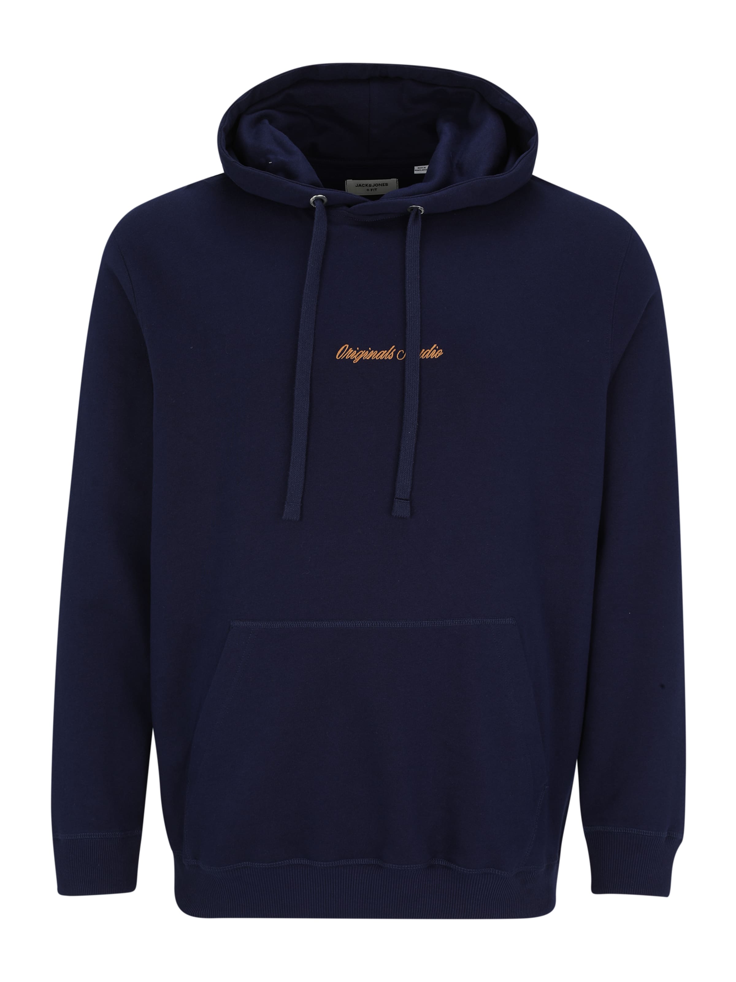 Jack & Jones Plus Μπλούζα φούτερ σε μπλε: μπροστά