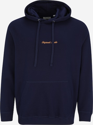 Felpa di Jack & Jones Plus in blu: frontale