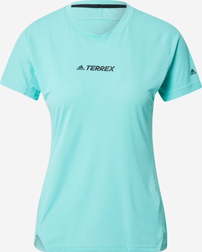 Tricou funcțional ADIDAS PERFORMANCE pe verde jad / negru, Vizualizare produs