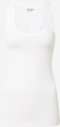 ICHI - Top 'Zola' em branco: frente