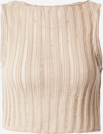 millane Knitted top 'Nina' in Brown: front