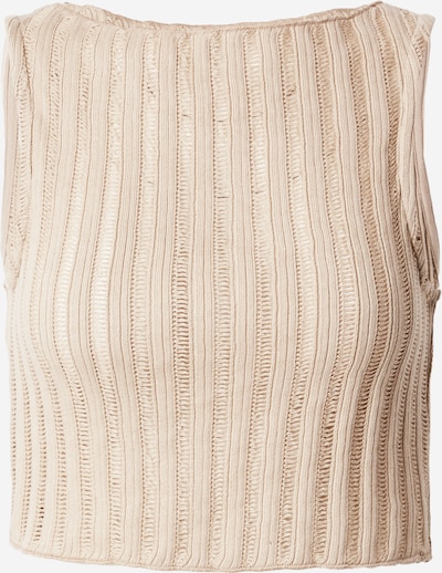 Top in maglia 'Nina' millane di colore marrone chiaro, Visualizzazione prodotti
