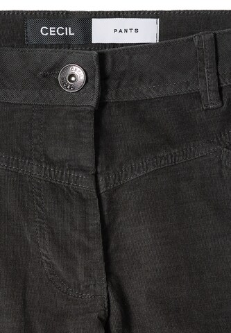 CECIL Slim fit Pants in Green