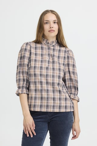 Pulz Bluse 'PZEvie' i beige: forside