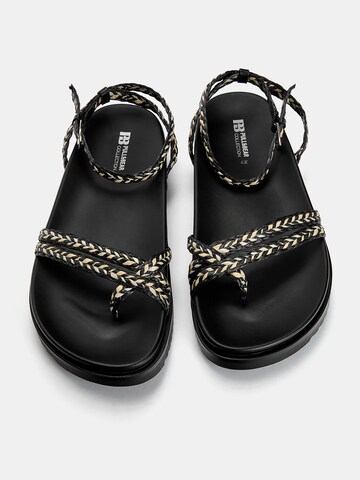 Flip-flops de la Pull&Bear pe negru