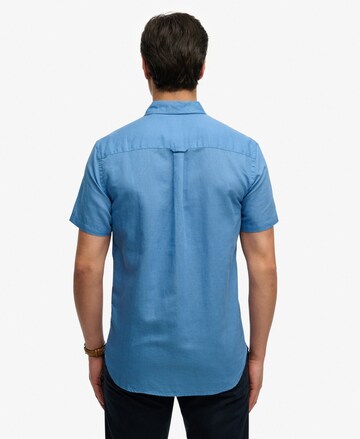 Superdry & Co Comfort Fit Hemd in Blau