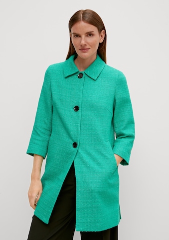 Manteau mi-saison COMMA en vert : devant