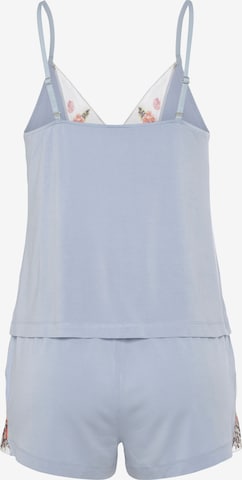 LASCANA Korte pyjama in Blauw