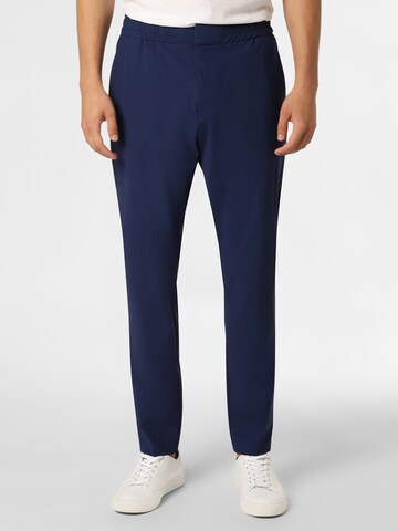 Coupe slim Pantalon ' Howard212X ' HUGO en bleu : devant