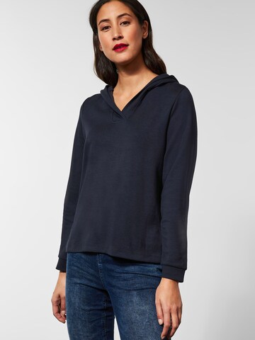 STREET ONE Sweatshirt in Blue: front