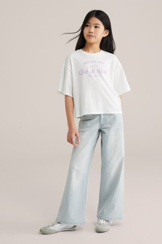 WE Fashion Wide leg Jeans in Blue