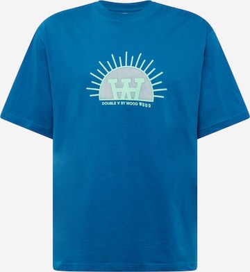 WOOD WOOD Paita 'Asa Resort' värissä sininen: etupuoli