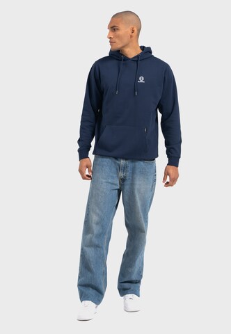 Oldskull Hoodie 'Asian Blossom Queen' in Blau