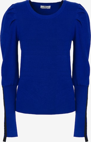 Pull-over Influencer en bleu : devant