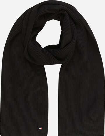 TOMMY HILFIGER Scarf 'Essential' in Black: front