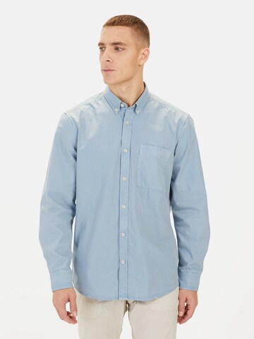 CAMEL ACTIVE Regular fit Button Up Shirt in Blue: front