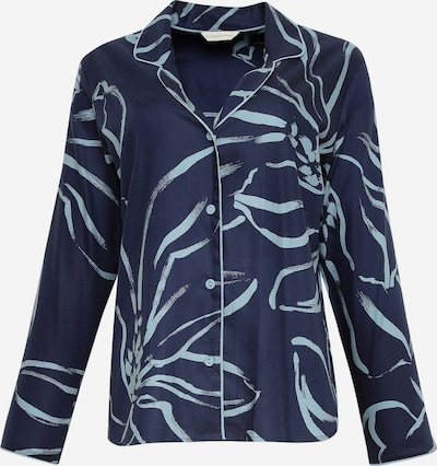 Cyberjammies Pyjamahemd 'Emma' in navy / türkis, Produktansicht