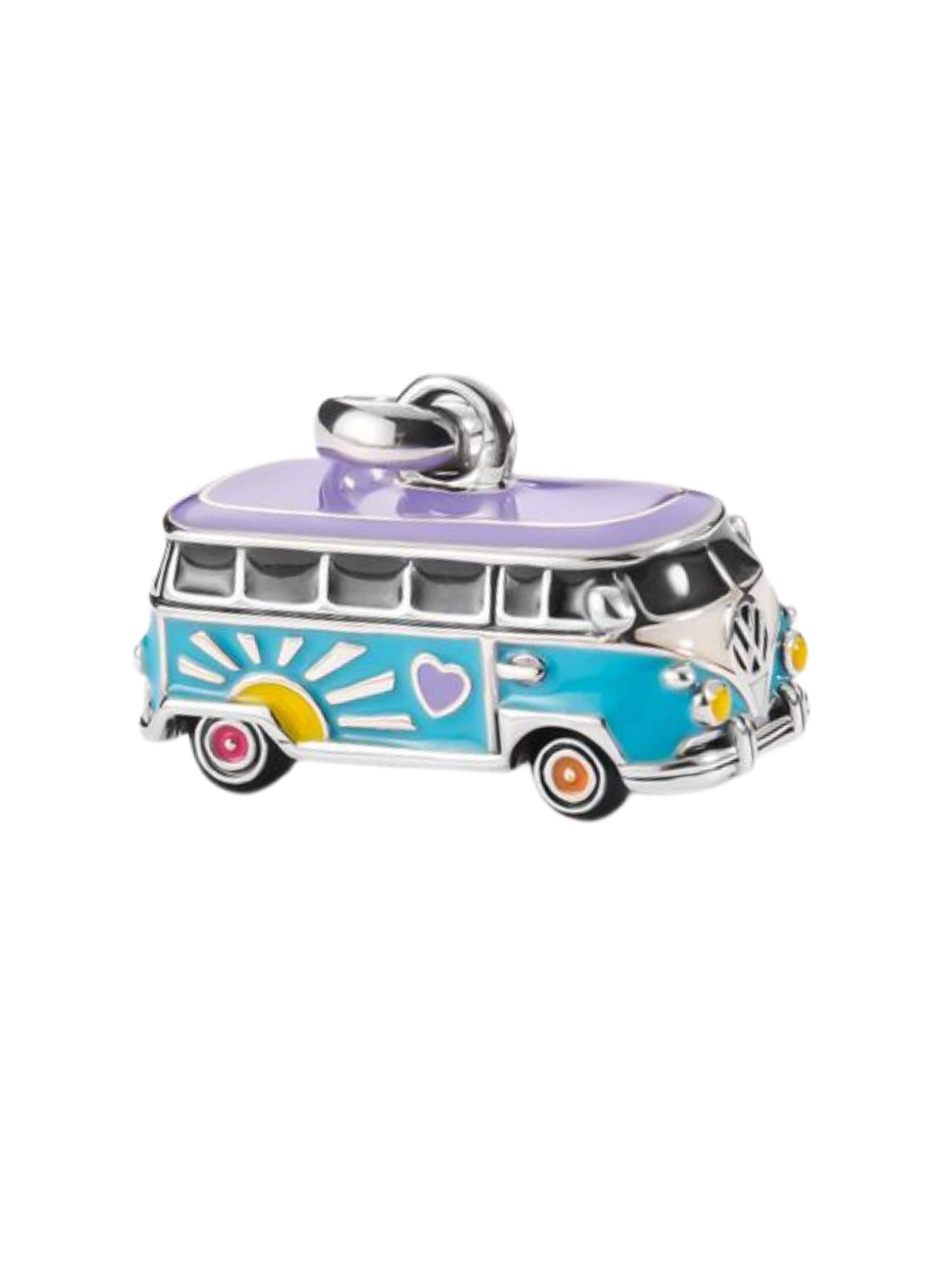 Pendentif 'Silberanhänger Charm Volkswagen Hippie Bus Connect' Thomas Sabo en mélange de couleurs