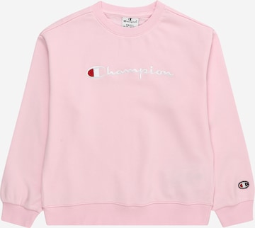 Sweat-shirt Champion Authentic Athletic Apparel en rose : devant