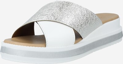 TATA Italia Zapatos abiertos en plata / blanco, Vista del producto