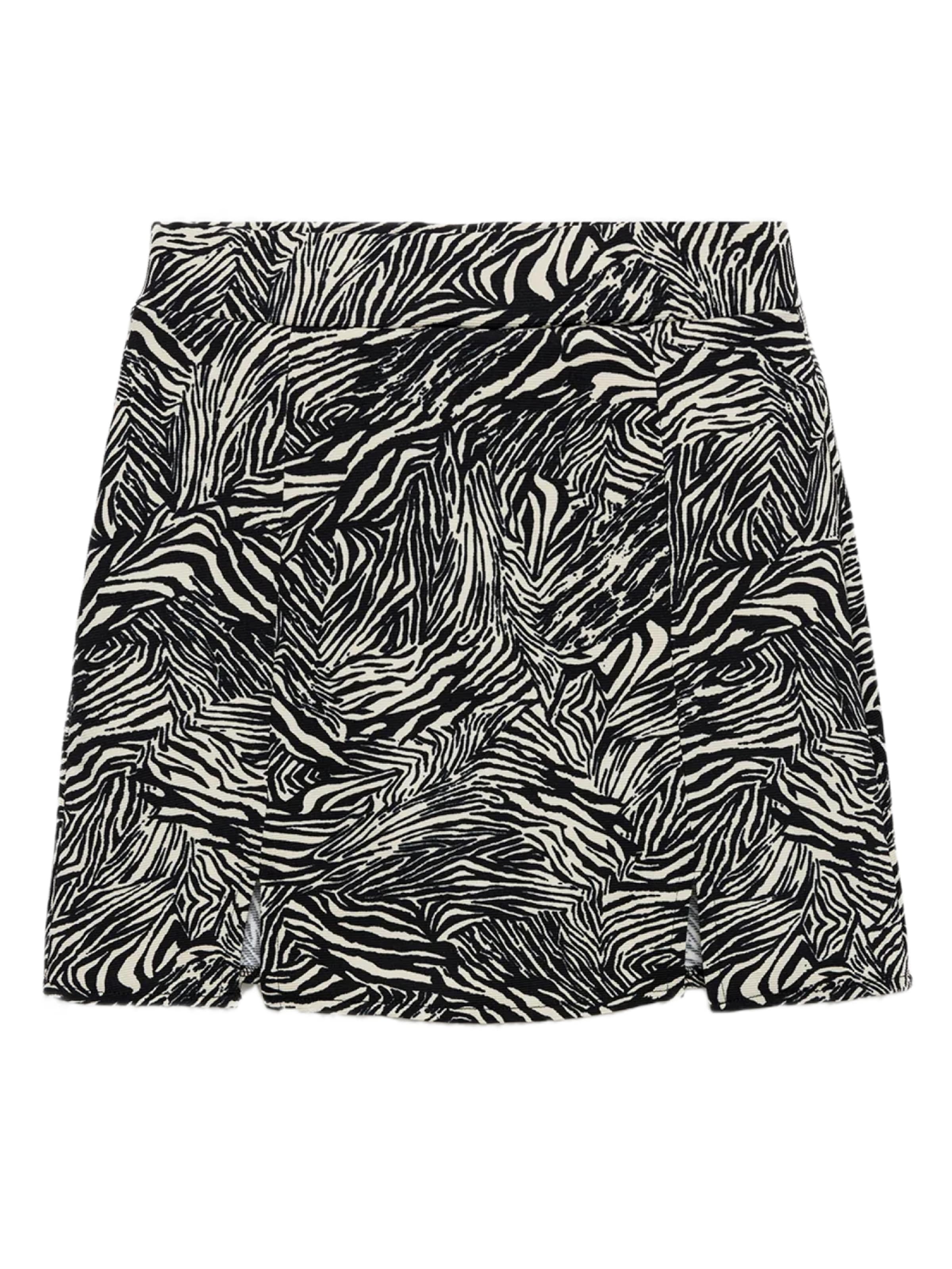 No Matter What Rok in de kleur Beige / Zwart, Productweergave