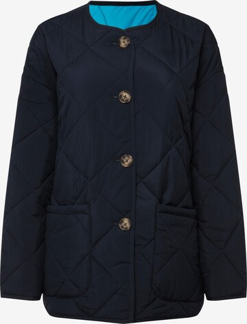 LAURASØN Between-Season Jacket in Blue: front