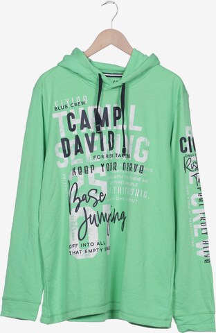 CAMP DAVID Kapuzenpullover XXL in Grün: predná strana