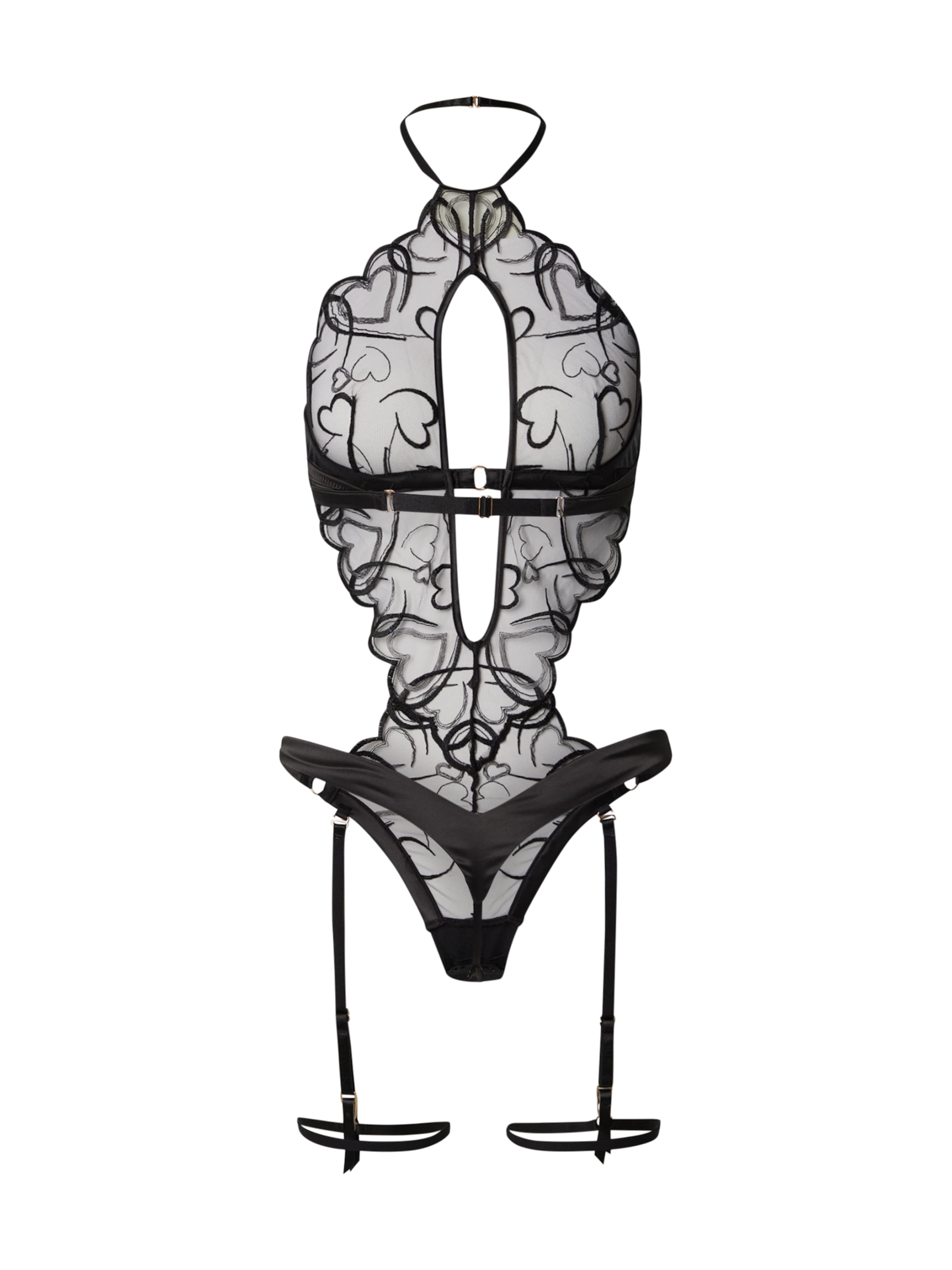 Hunkemöller Bodysuit 'Olivia' in Black