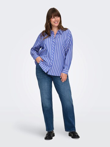 Chemisier 'CARLIAH' ONLY Carmakoma en bleu