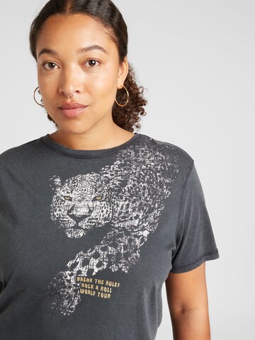ONLY Carmakoma T-Shirt 'CARMIKO' in Grau