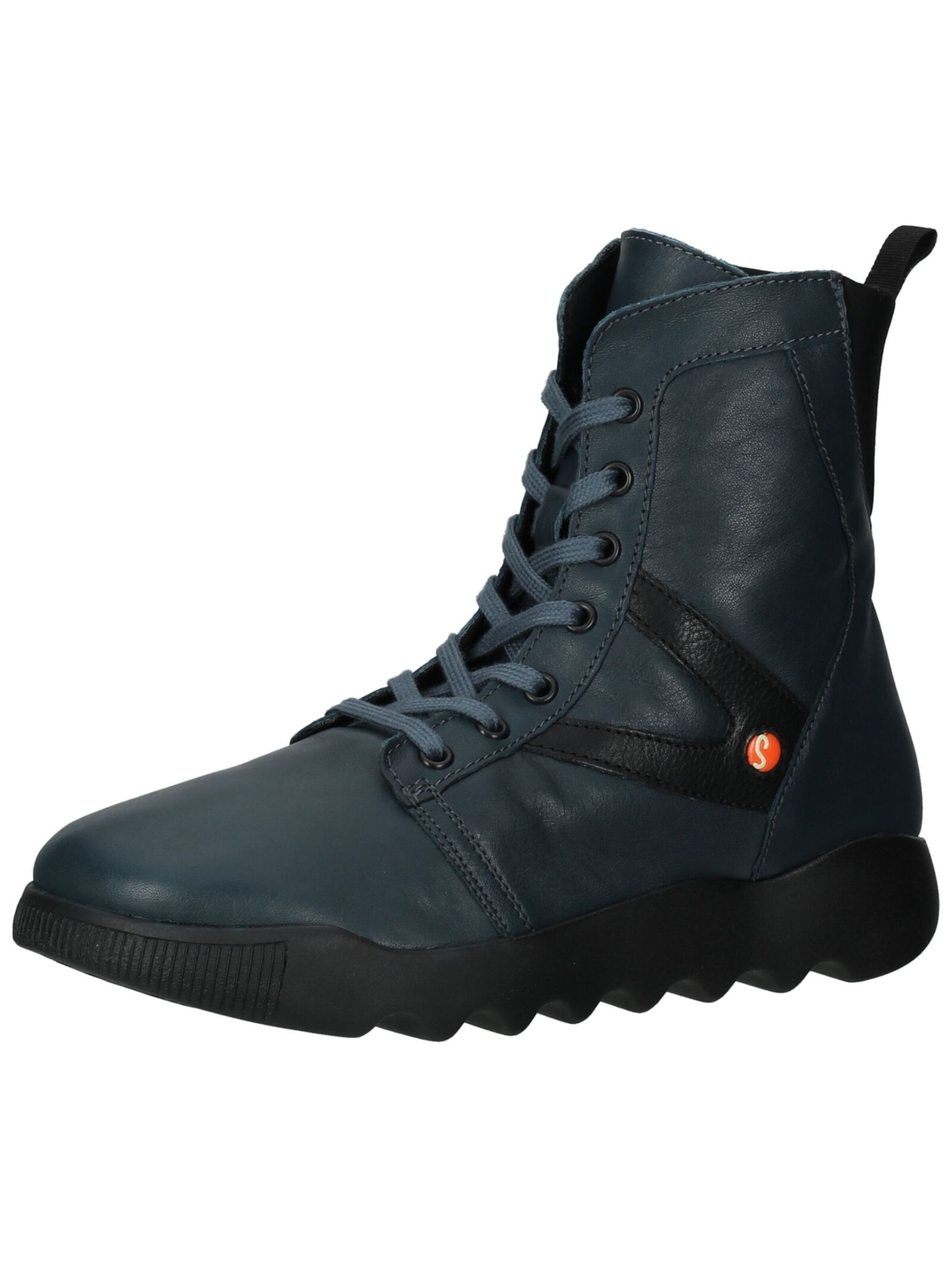 Softinos Lace-up bootie in Blue: front