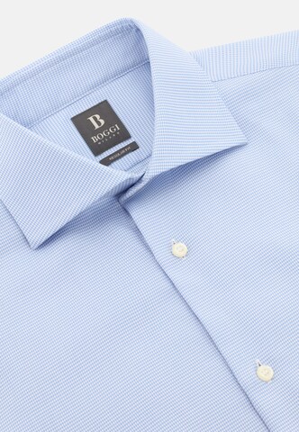 Boggi Milano Regular Fit Hemd in Blau