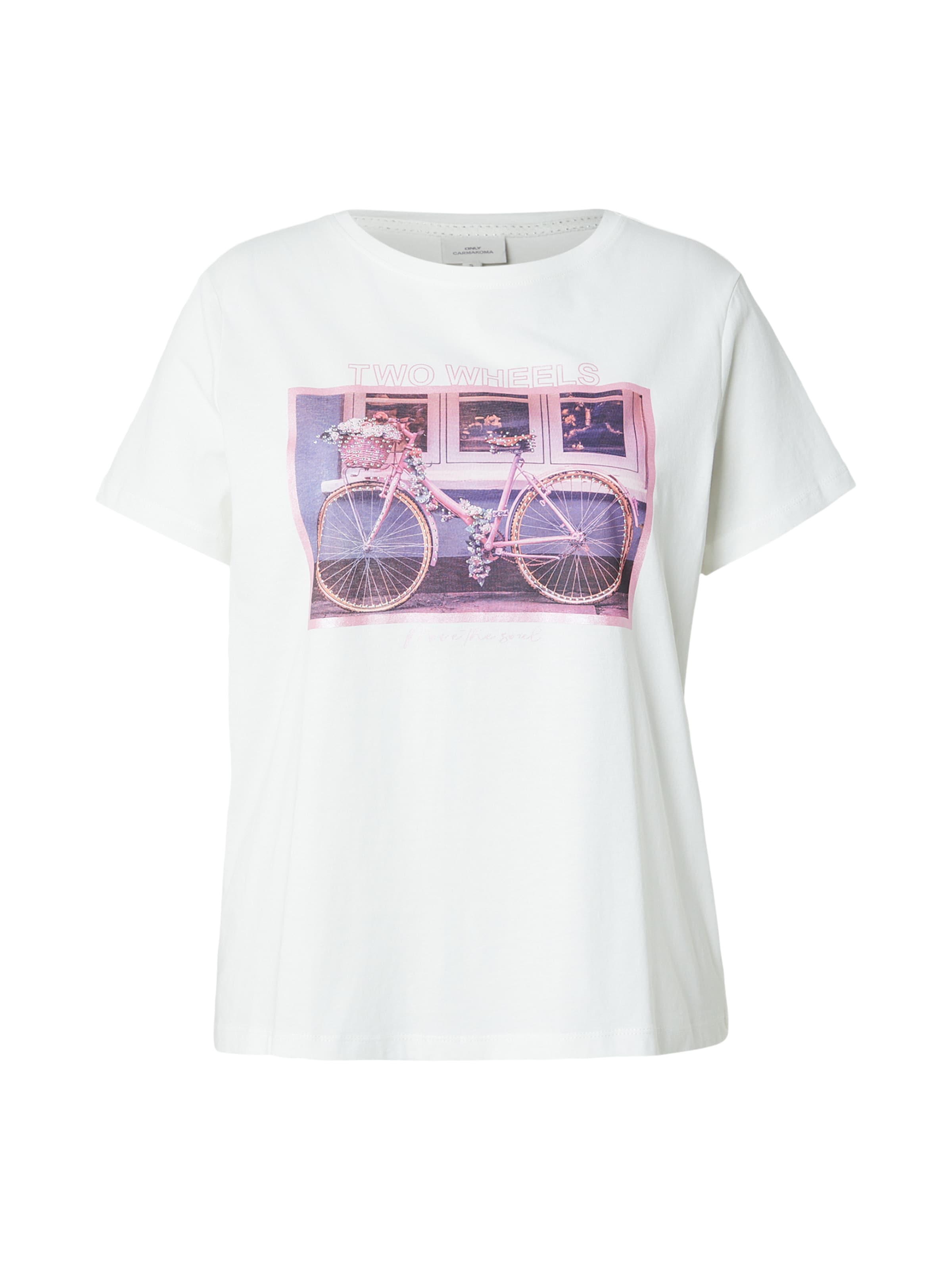 ONLY Carmakoma Tričko 'CARCRUZ' – béžová: přední strana