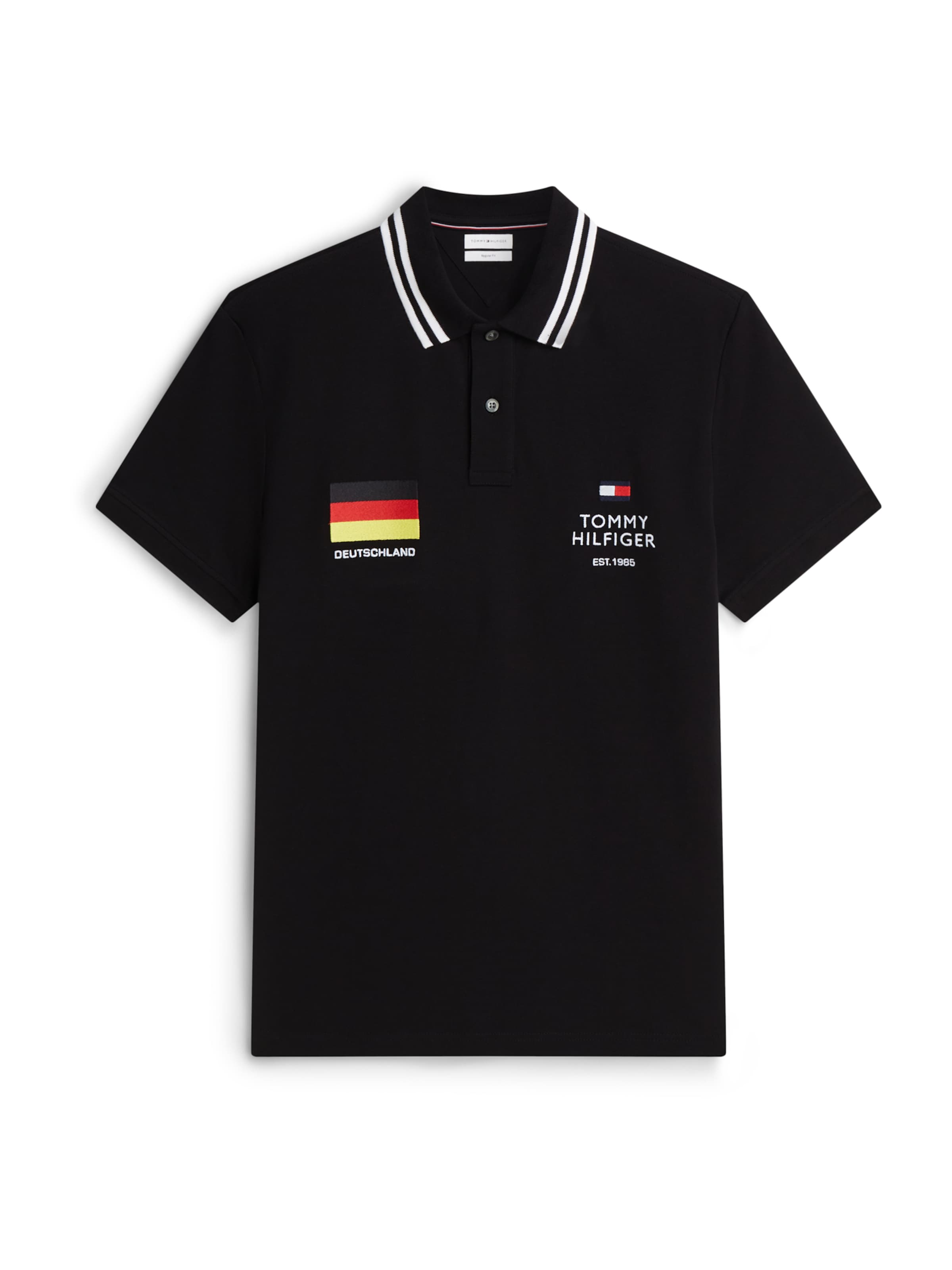TOMMY HILFIGER Shirt 'STANDARD COUNTRY GER' in Yellow / Red / Black / White, Item view