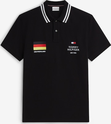juoda TOMMY HILFIGER Marškinėliai 'STANDARD COUNTRY GER': priekis