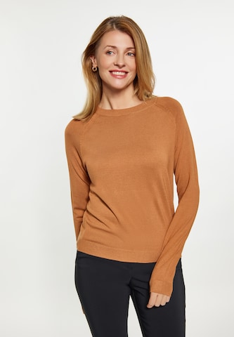 usha BLACK LABEL Pullover in Braun: predná strana