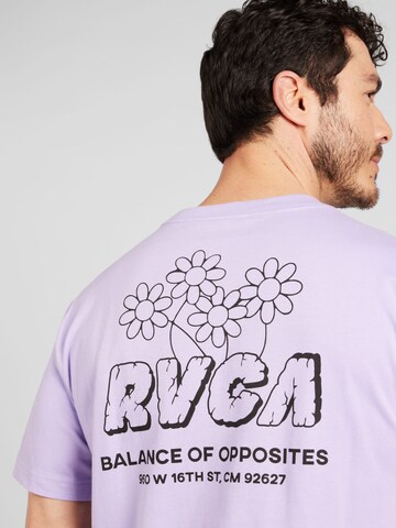 RVCA T-shirt 'GARDENER' i lila