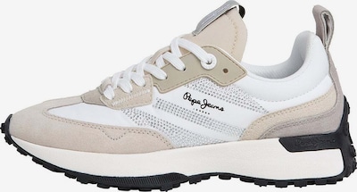 Pepe Jeans Sneaker 'Lucky Party W' in 36 in beige / weiß, Produktansicht