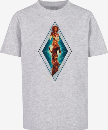 ABSOLUTE CULT T-Shirt 'The Marvels - Diamond Trio' in Grau: predná strana