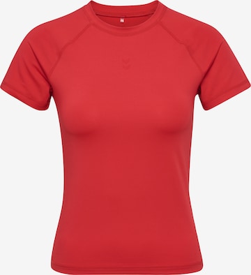 Hummel Functioneel shirt in Rood: voorkant