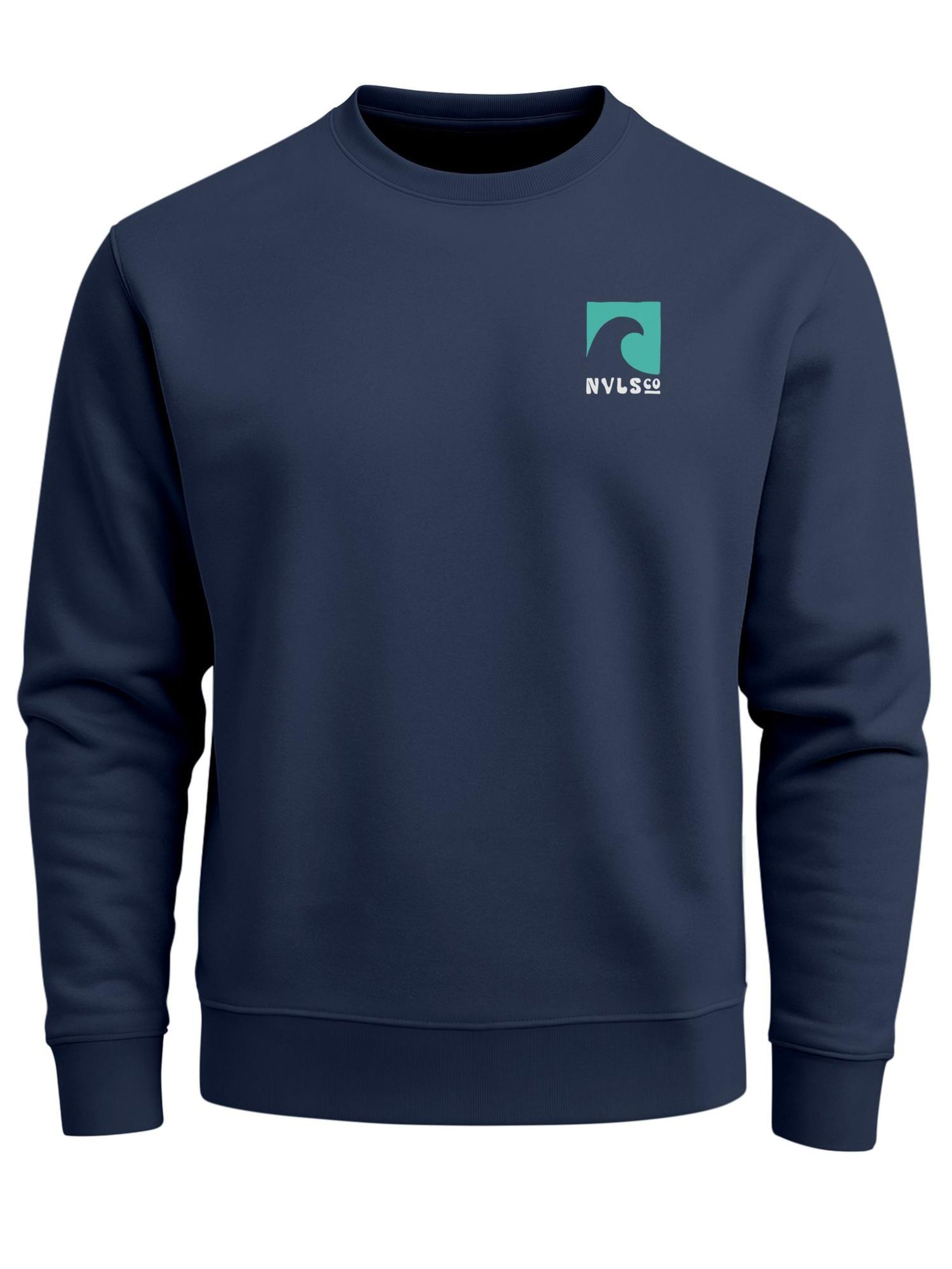 Neverless Sweatshirt 'California Surf' in Blue: front