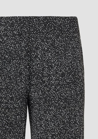 s.Oliver BLACK LABEL Wide leg Broek in Zwart