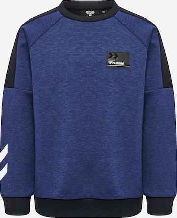 Hummel Sweatshirt 'Beam' in Blau: predná strana