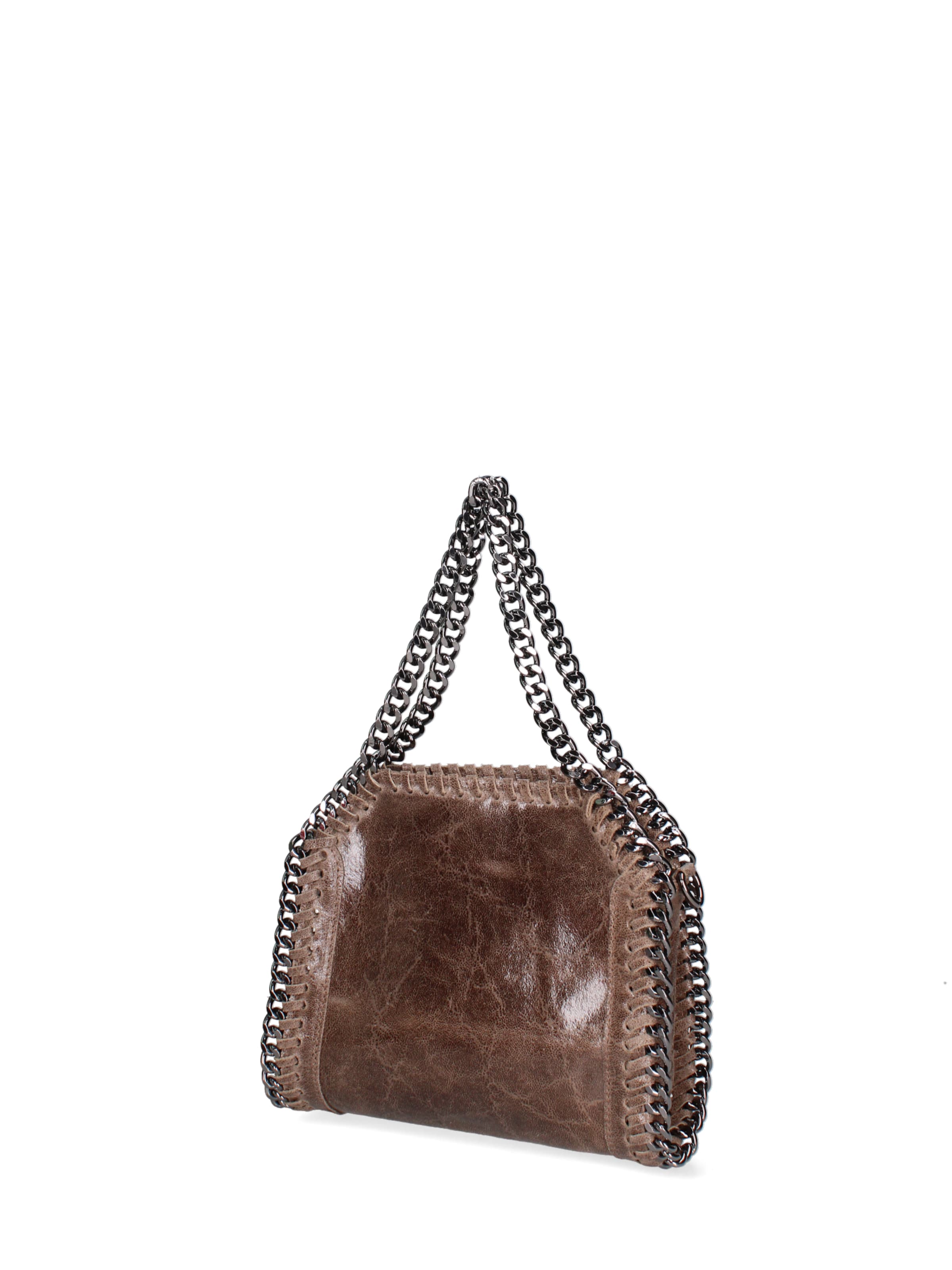 Borsa a mano 'Borsa a mano donna pelle scamosciata stampata con zip - Zefira Chic' di Gave Lux in grigio