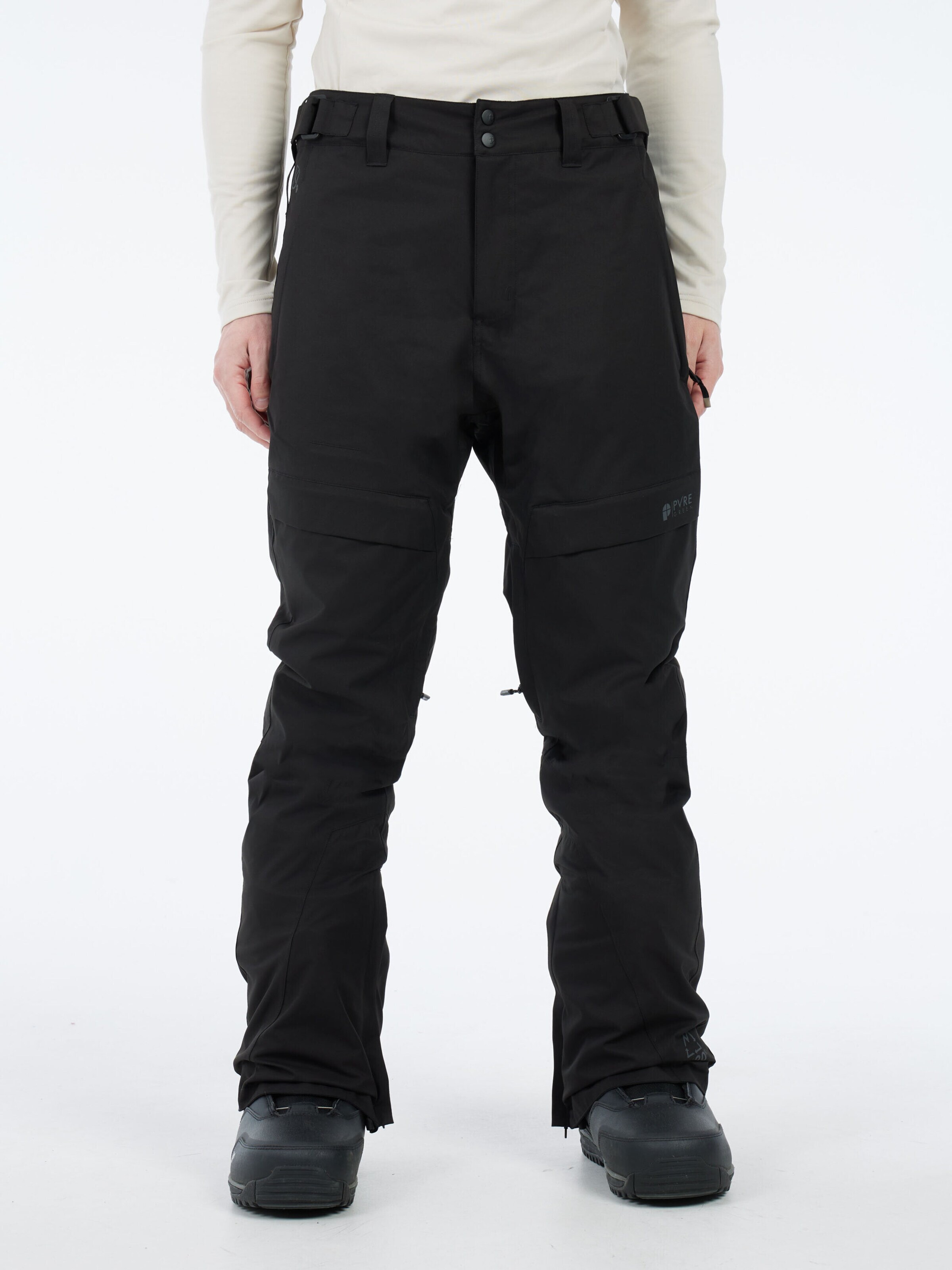 PROTEST Regular Workout Pants 'PRTKvitis' in Black: front