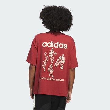 T-Shirt 'Sport Design Studio Players' ADIDAS ORIGINALS en rouge